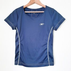 Reebok navy blue activewear short sleeve crewneck t-shirt